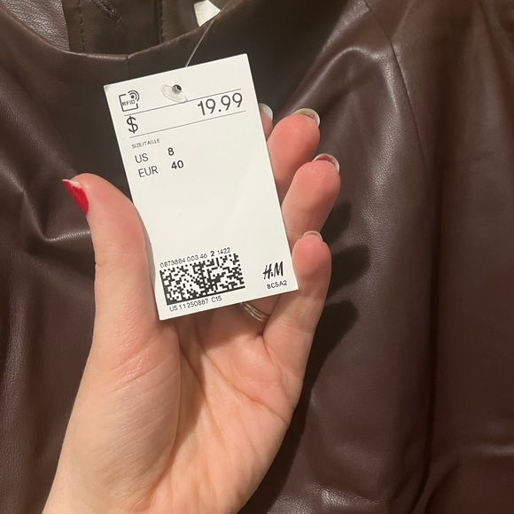 H&M Rich Brown Mini Skirt - Picture 3 of 5